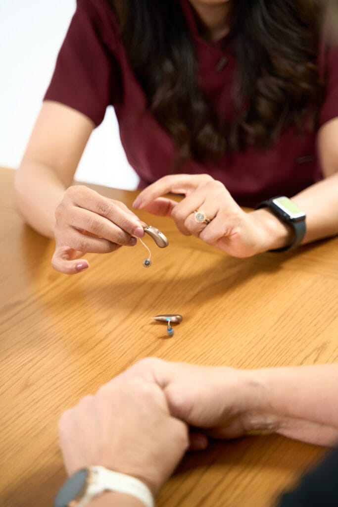 Hearing aid Demonstration, The Ear Company, Audiology Experts in Leicestershire